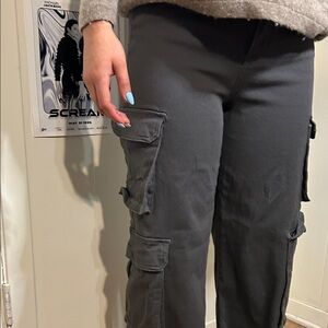 YMI Charcoal Cargo Pants